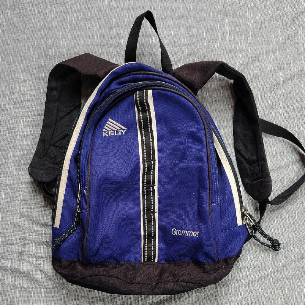 Kelty Grommet Reflex Mini Bag Kids Blue Black Hiking Back Pack Travel Outdoor